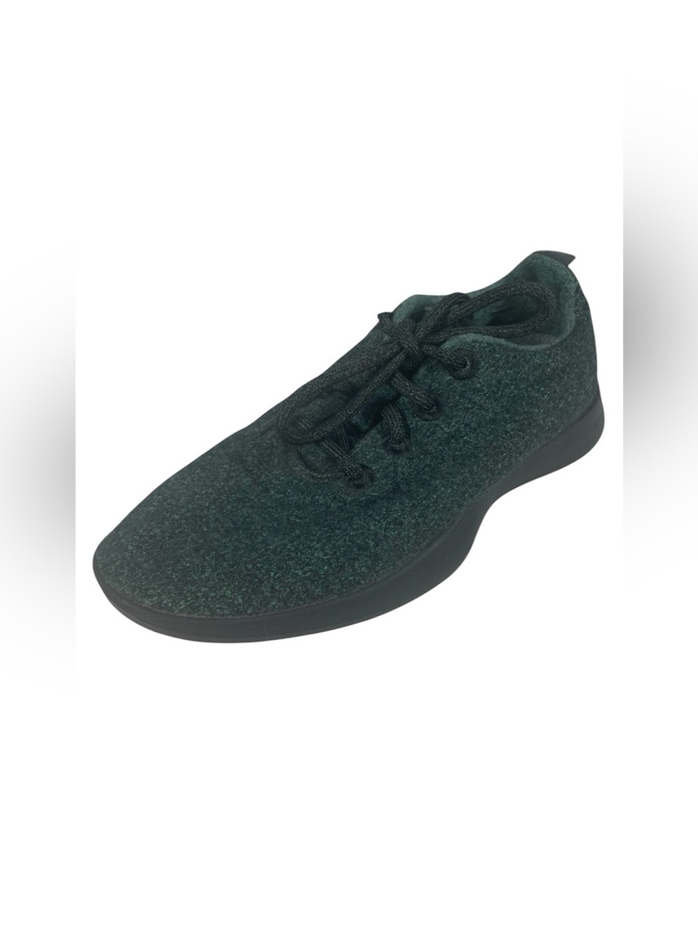Allbirds Wool Runners Casual Sneakers Shoes Womens 8 Dark Kea Green Black Sole